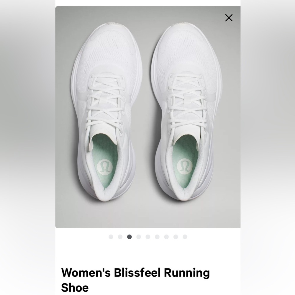 Lululemon Women's Blissfeel Running Shoe - Cream and Purple - Picture 10 of 12